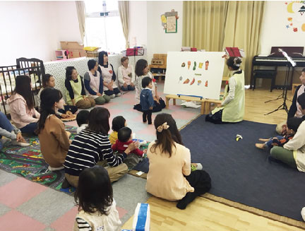交野市立第1児童センター1階 子育て支援室 ぽらりすひろば