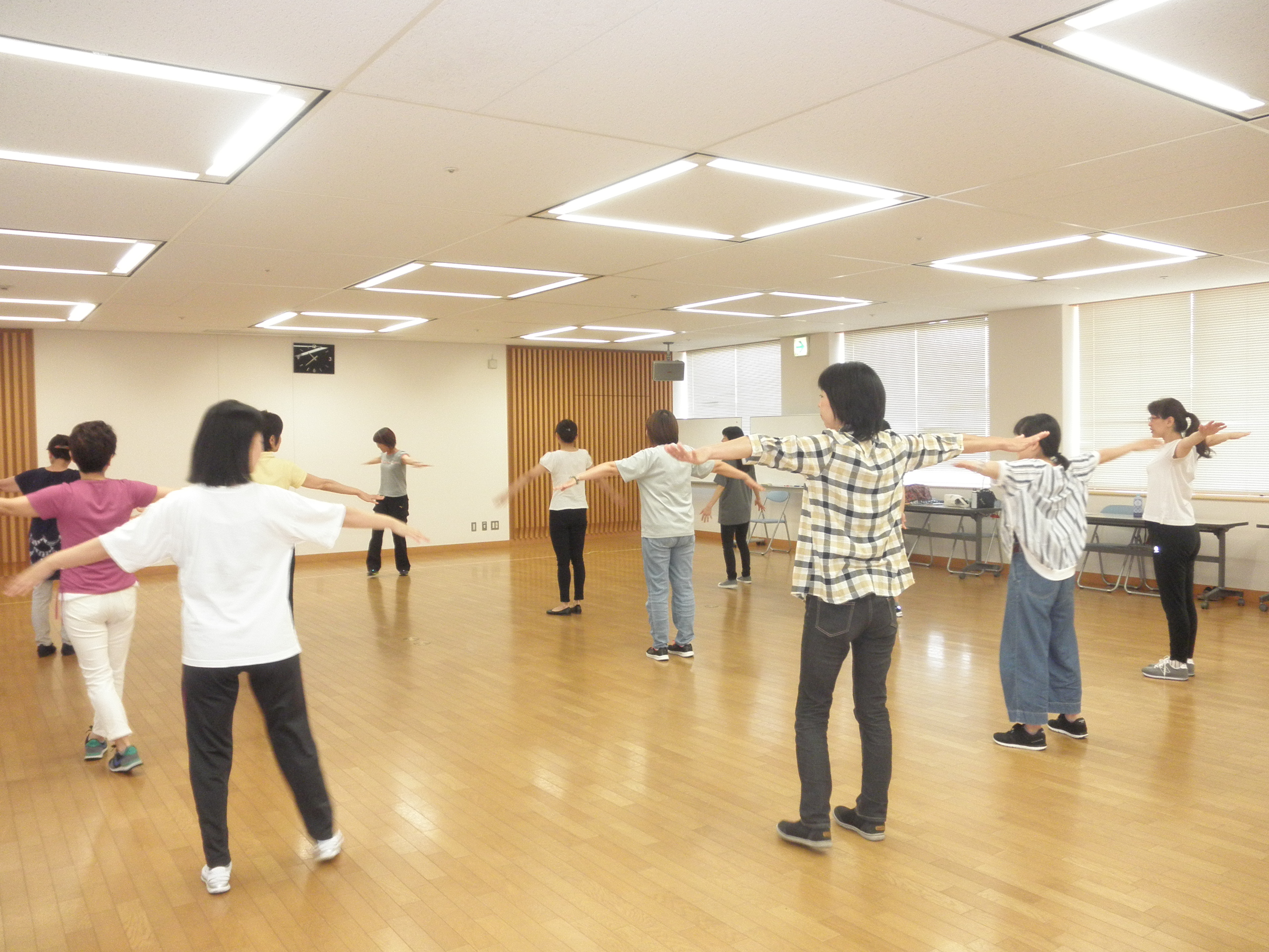 運動の回では、いっぱいからだを動かします!リフレッシュしましょう!
