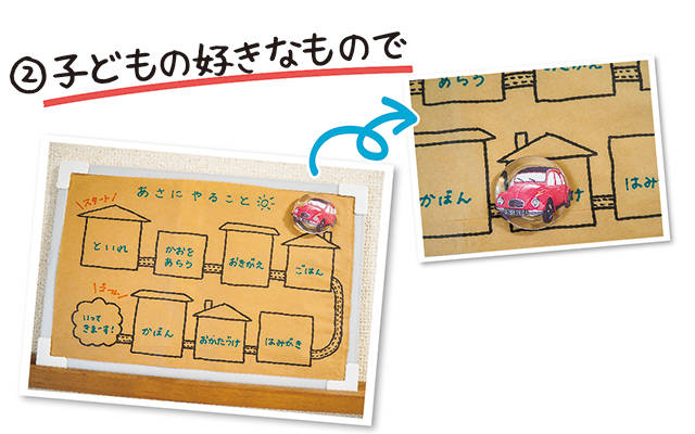 新生活に向けて朝時間を整えよう ー準備編ー 作業の見える化で自分でできる子に 子どもと一緒にする朝準備 ママのお出かけ応援マガジンサイト まみたん